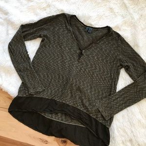 Left of Center Olive Sweater